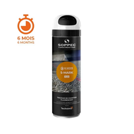 BOMBE DE PEINTURE S MARK BLANC RESISTANCE DE 3 A 6 MOIS 500ML